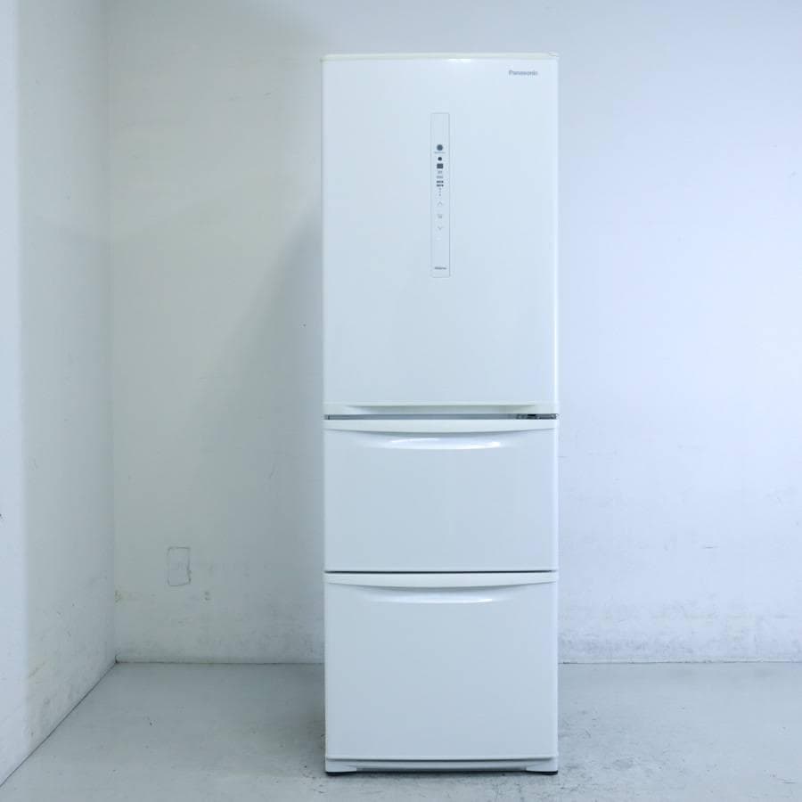 パナソニック 365L 3ドア冷蔵庫 NR-C37HC 右開き 自動製氷