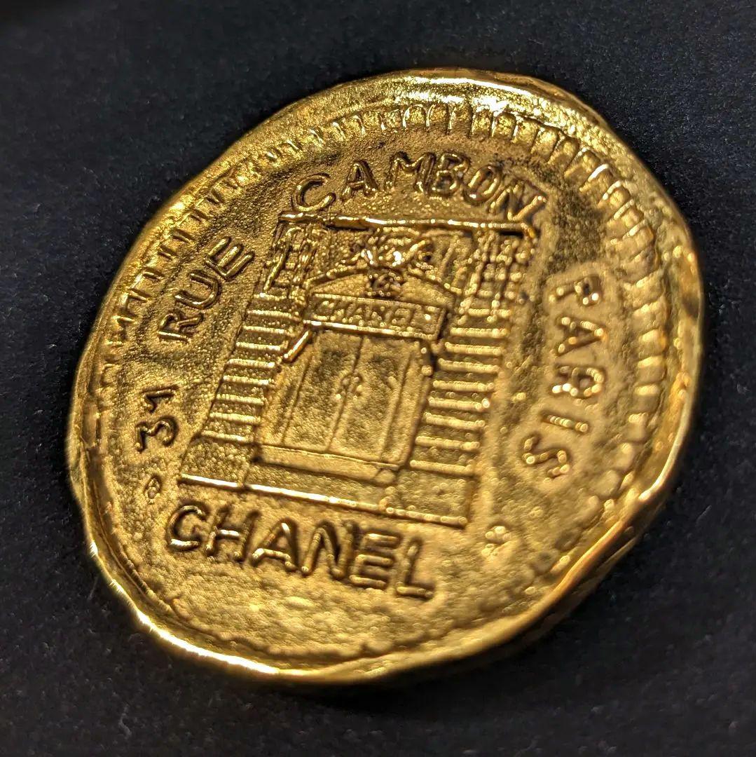 【箱・袋付き】美品　CHANEL　シャネル　ゴールドブローチ　アクセサリー