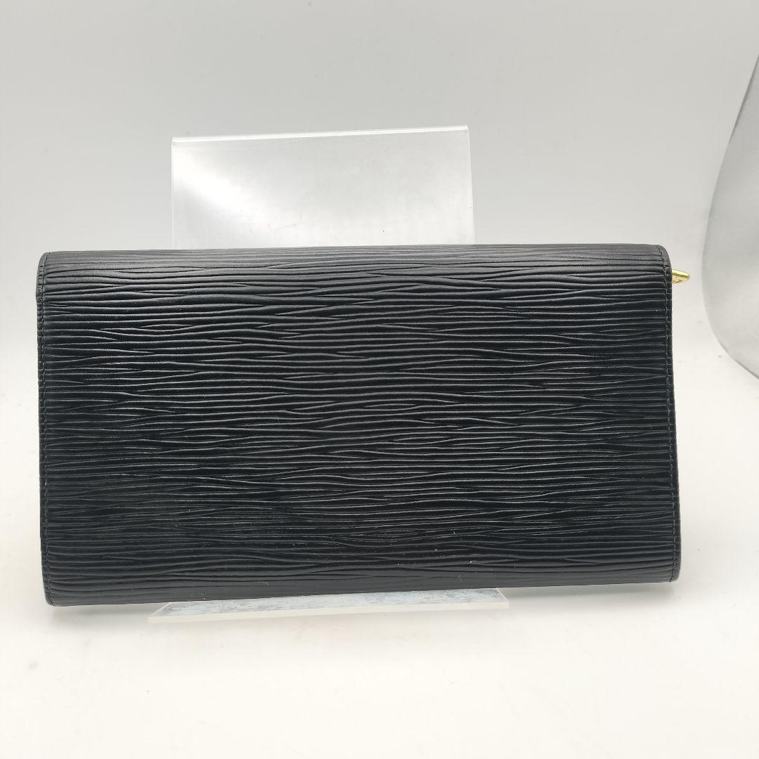 ◎ルイヴィトン　長財布　財布　エピ　ポルトフォイユクレディ　旧サラ　ブラック