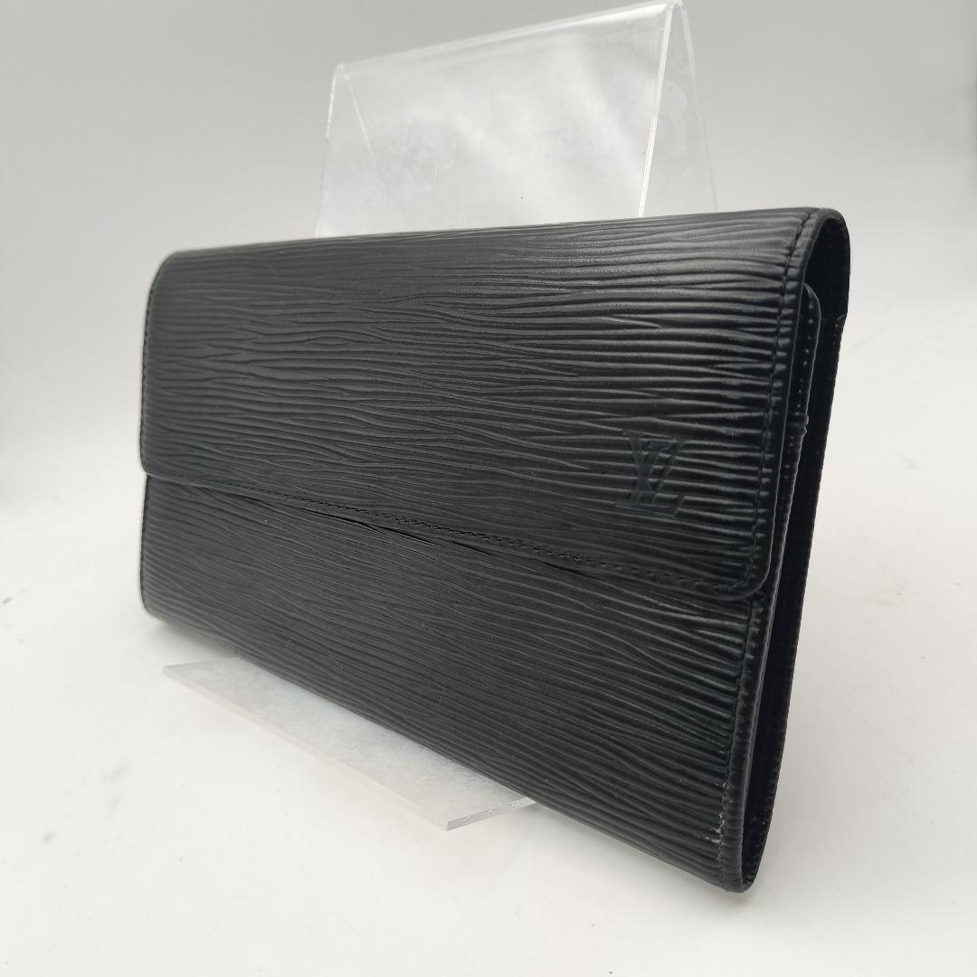◎ルイヴィトン　長財布　財布　エピ　ポルトフォイユクレディ　旧サラ　ブラック