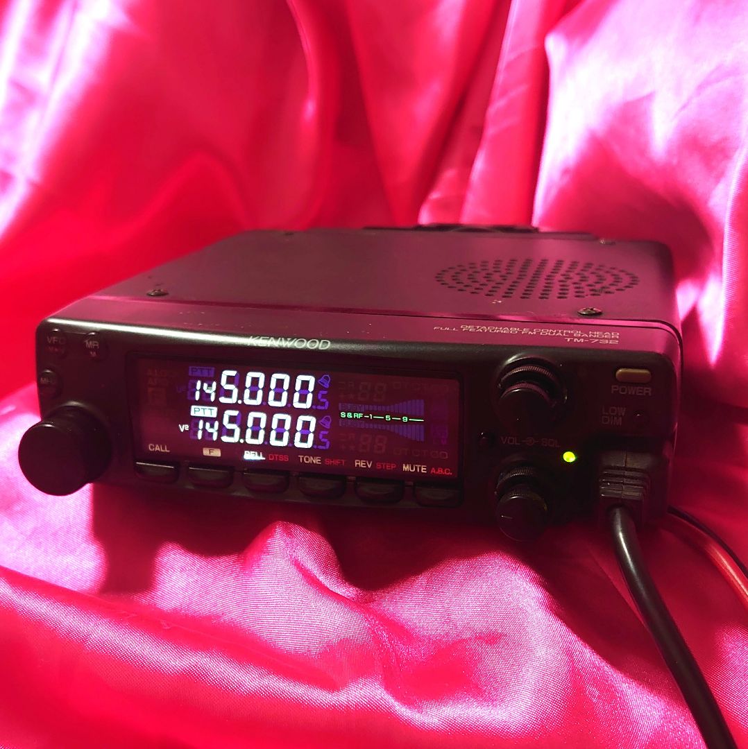 早い者勝ち‼️★KENWOOD TM-732 D ★ LED仕様★純正マイク付き