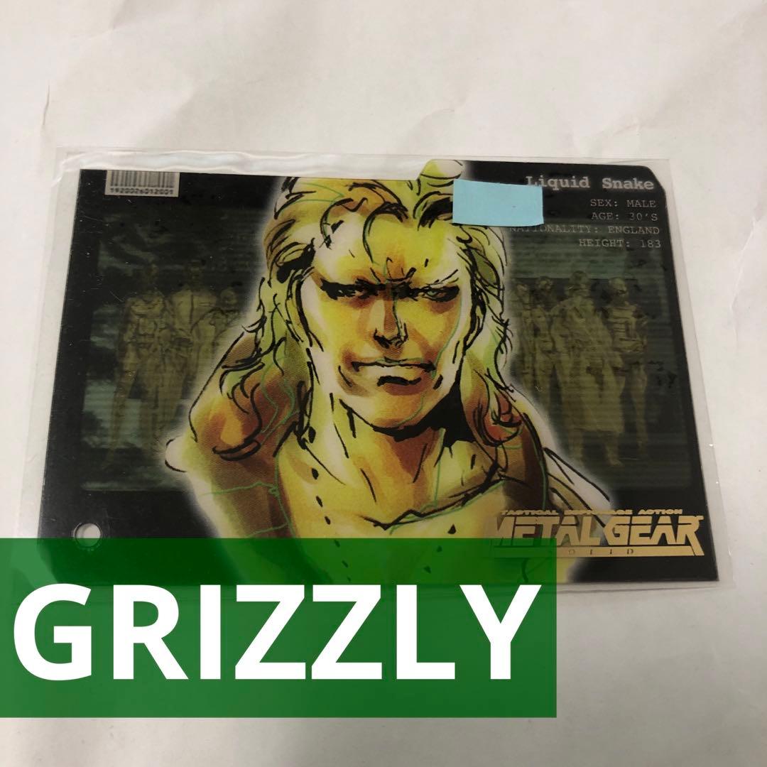 その他 L GEAR SOLID Trading Card GRIZZLY 28