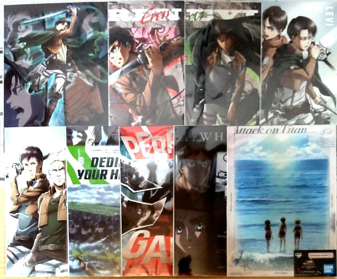 一番くじ 進撃の巨人～獣の巨人は俺が仕留める～フィギュアコンプ、下位賞27種付き