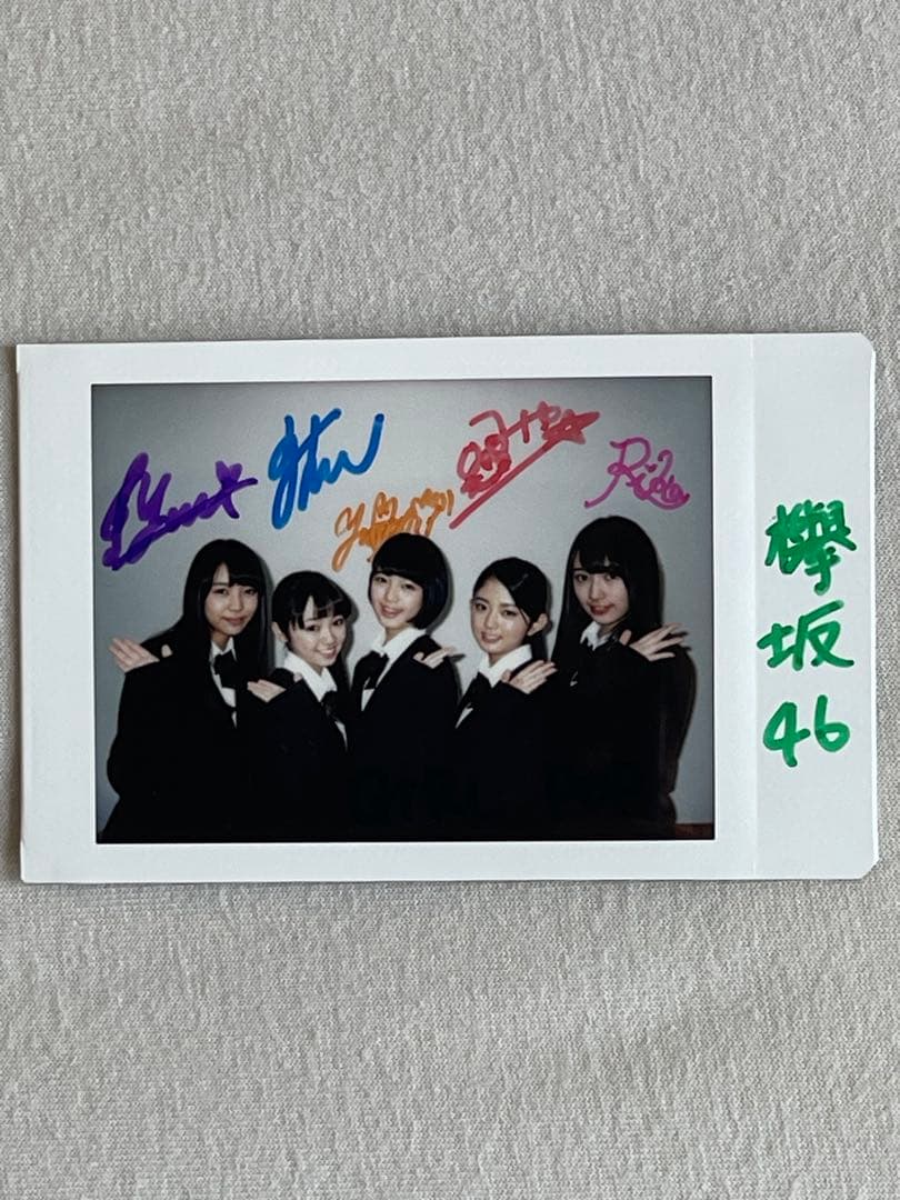 櫻坂46 平手友梨奈　小林由依　鈴木美愉　今泉佑唯　サイン入りチェキ　欅坂46