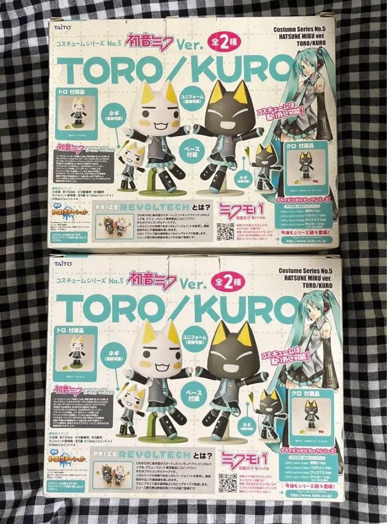 リボルテック　トロ＆クロ　初音ミクver