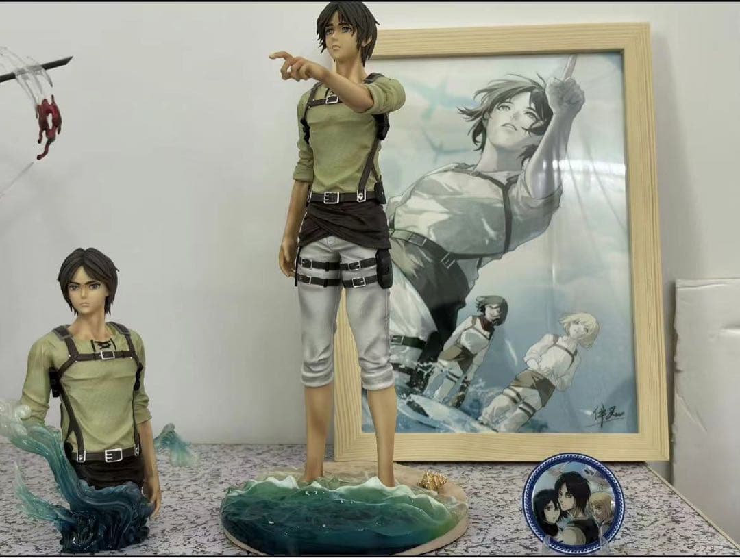 進撃の巨人 エレン・イェーガー ガレージキット ガレキ スタチュー⑥