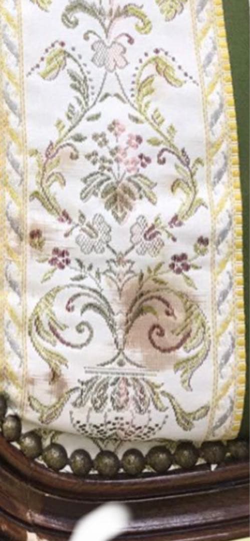 ヴィンテージ 彫刻♦️猫脚 高級 ダイニングチェア♦️フィオーレ ２脚セット♦️送料込