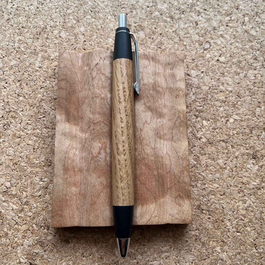 す*ん様 野原工芸　楢　スタンダードボールペン　シルバー　工房楔