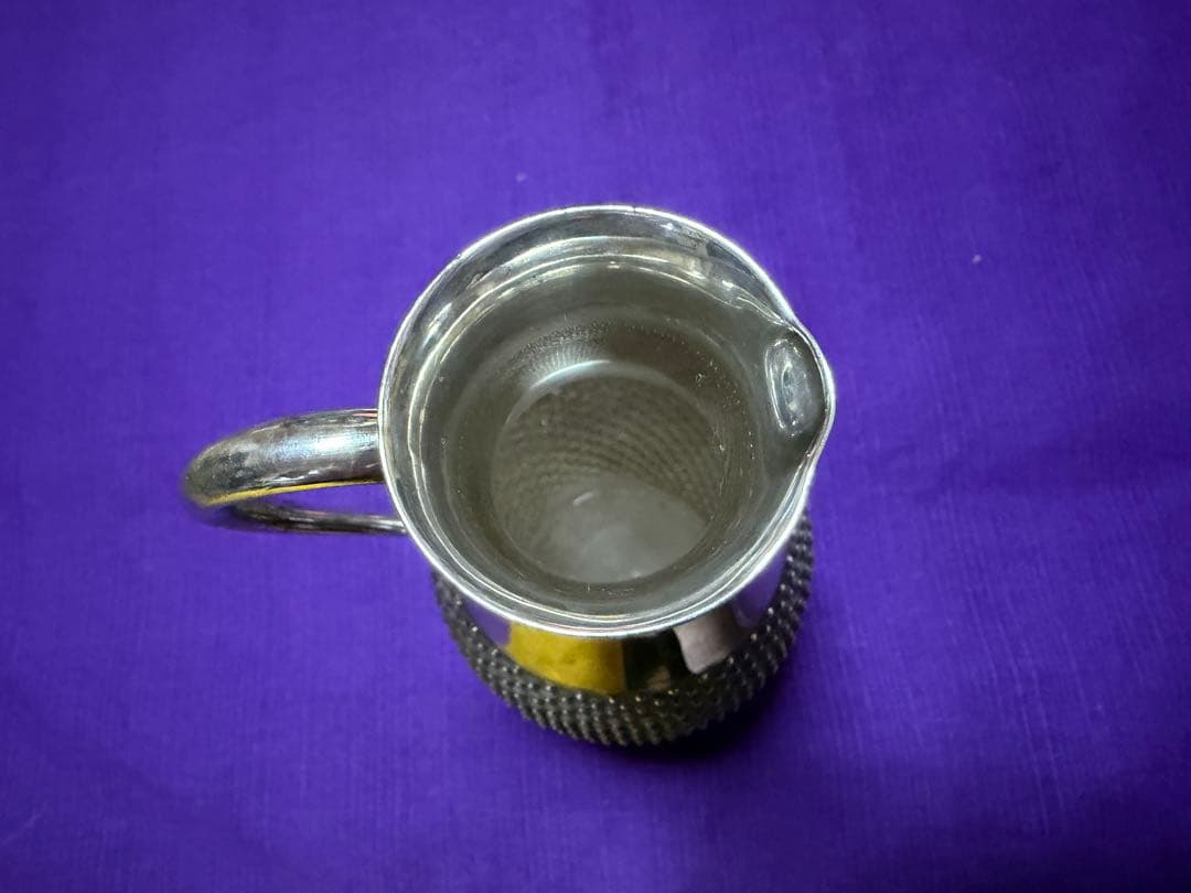 純銀　刻印　燗銚子　銚子　霰徳利　106g（ 花瓶一輪挿し酒器銀杯silver