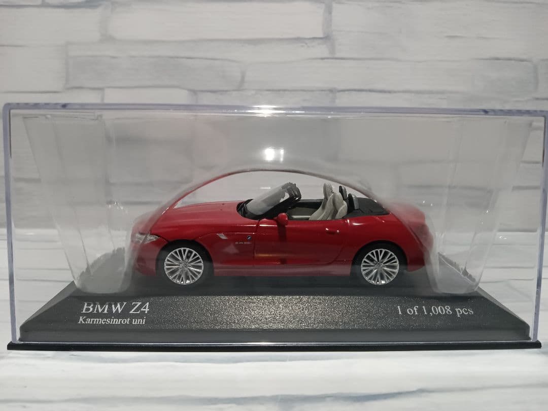 1/43 ミニチャンプス　BMW Z4 35i E89 ミニカー　レッド