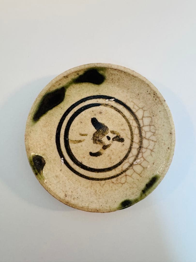 骨董　豆皿　狸・兎・千鳥・富士