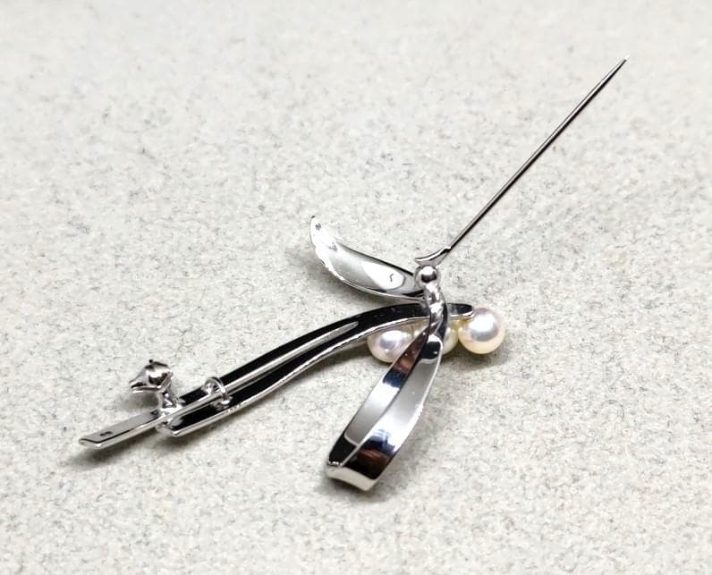 MIKIMOTO　ミキモト パール真珠　SILVER　ブローチ　40451