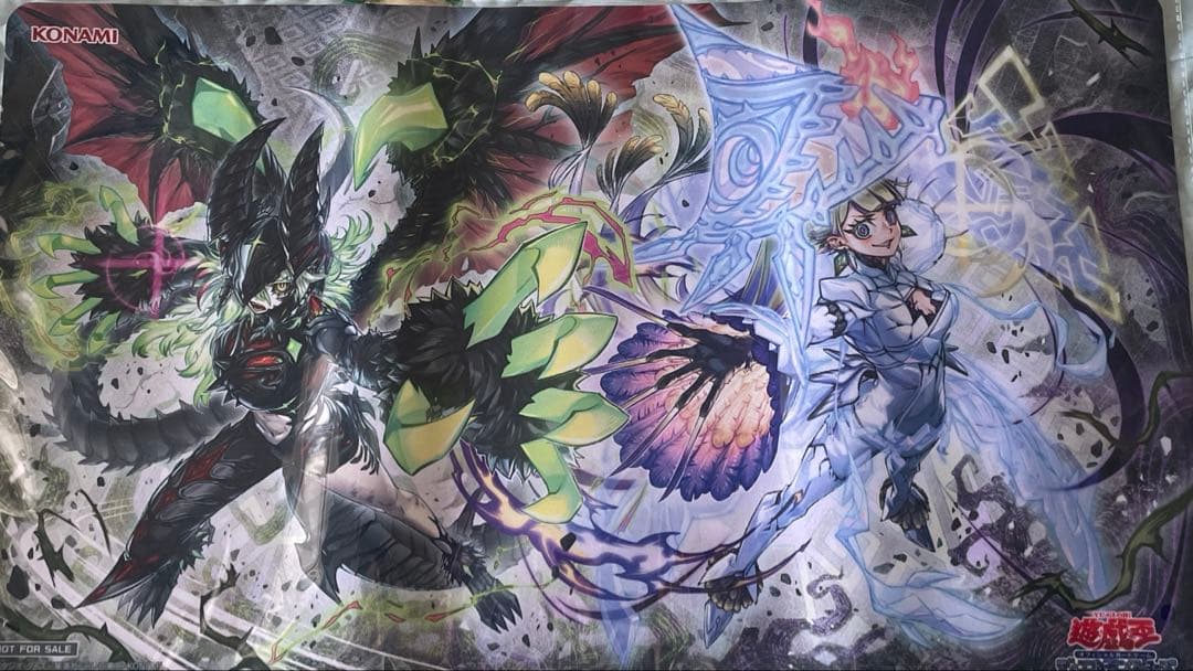遊戯王　断罪のディアベルスター　白魔女ディアベルゼ　プレイマット スリーブ