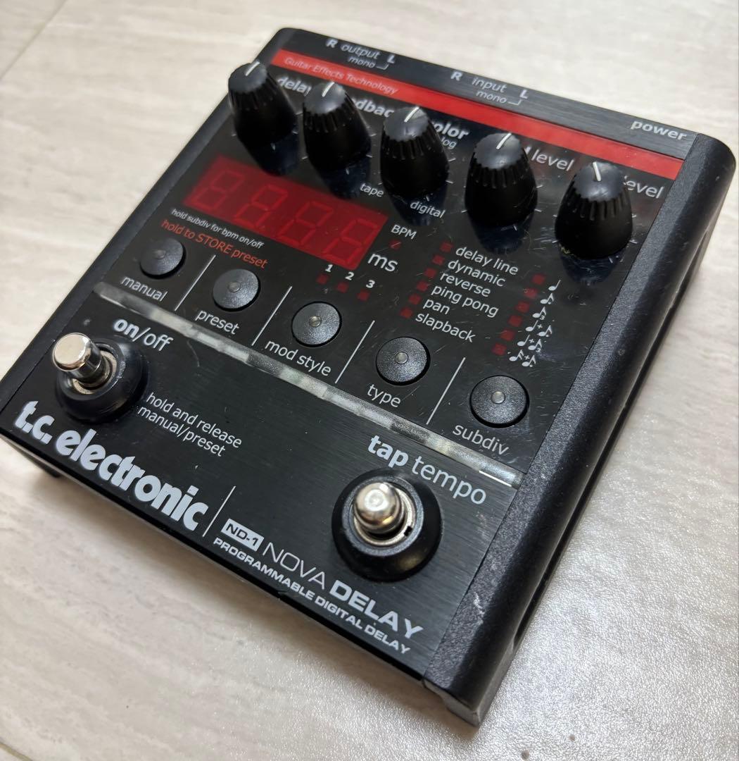 ギター t.c. electronic ND-1 NOVA DELAY