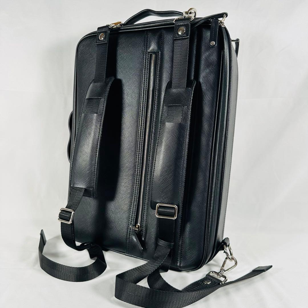 TEFORS ULTIMATUM 多機能 レザー ビジネスバッグ 3WAY 黒