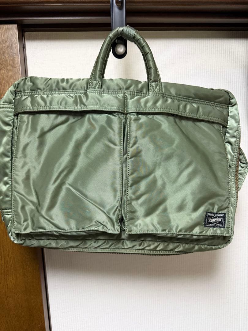 ボ*ズ様 PORTER 3WAY ブリーフケース タンカー　セージグリーン