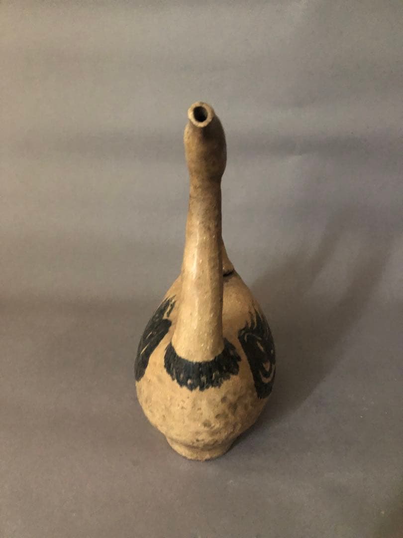 アンティーク　陶器　鳥の水差し　骨董