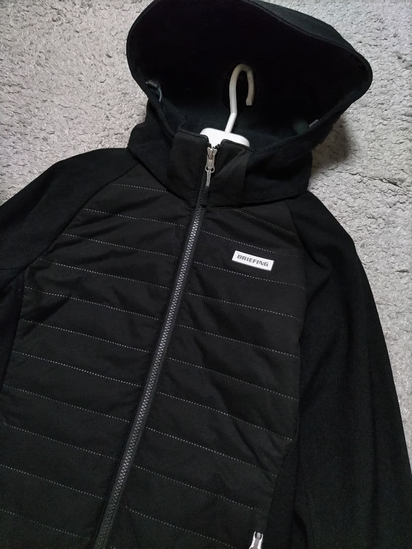 ブリーフィングゴルフ　ハイブリッド　ウォームパーカー　黒
