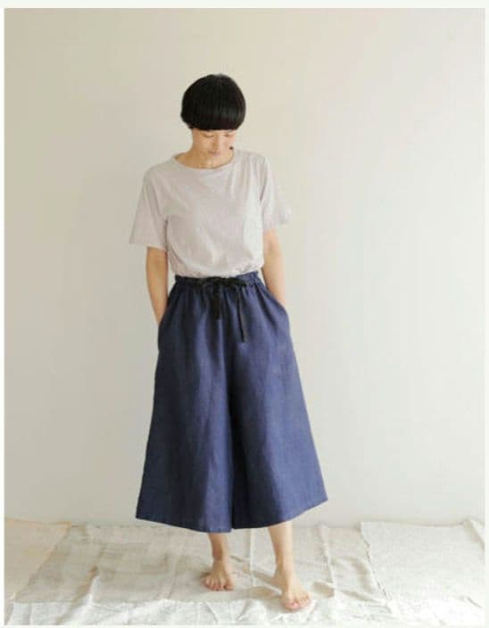 最終価格：fog linen work ワイドパンツ美品