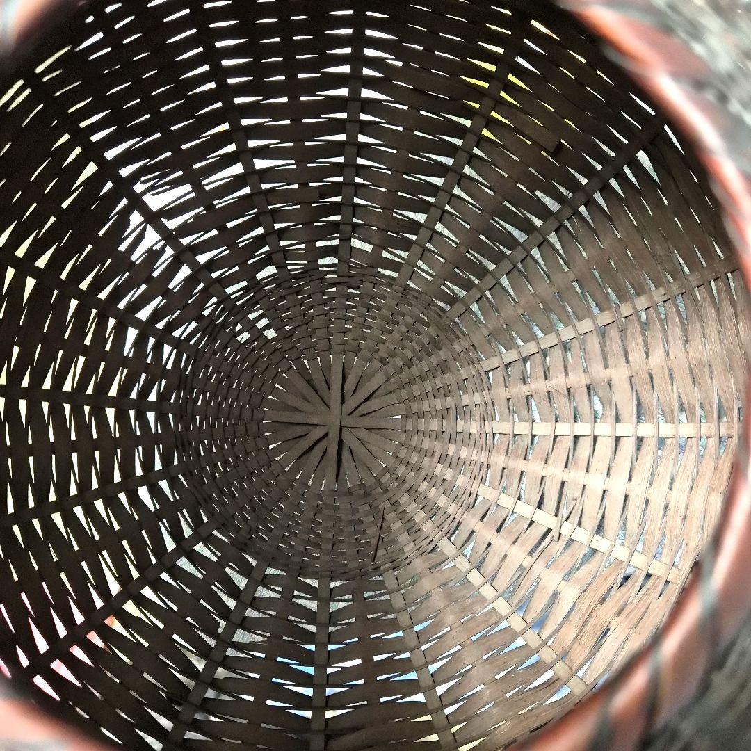 竹編み込み風炉釜