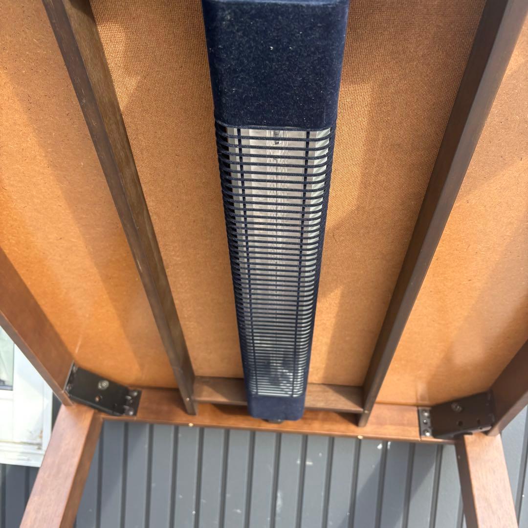 山善 木製 ダイニングコタツテーブル デスクこたつ こたつ布団セット センター