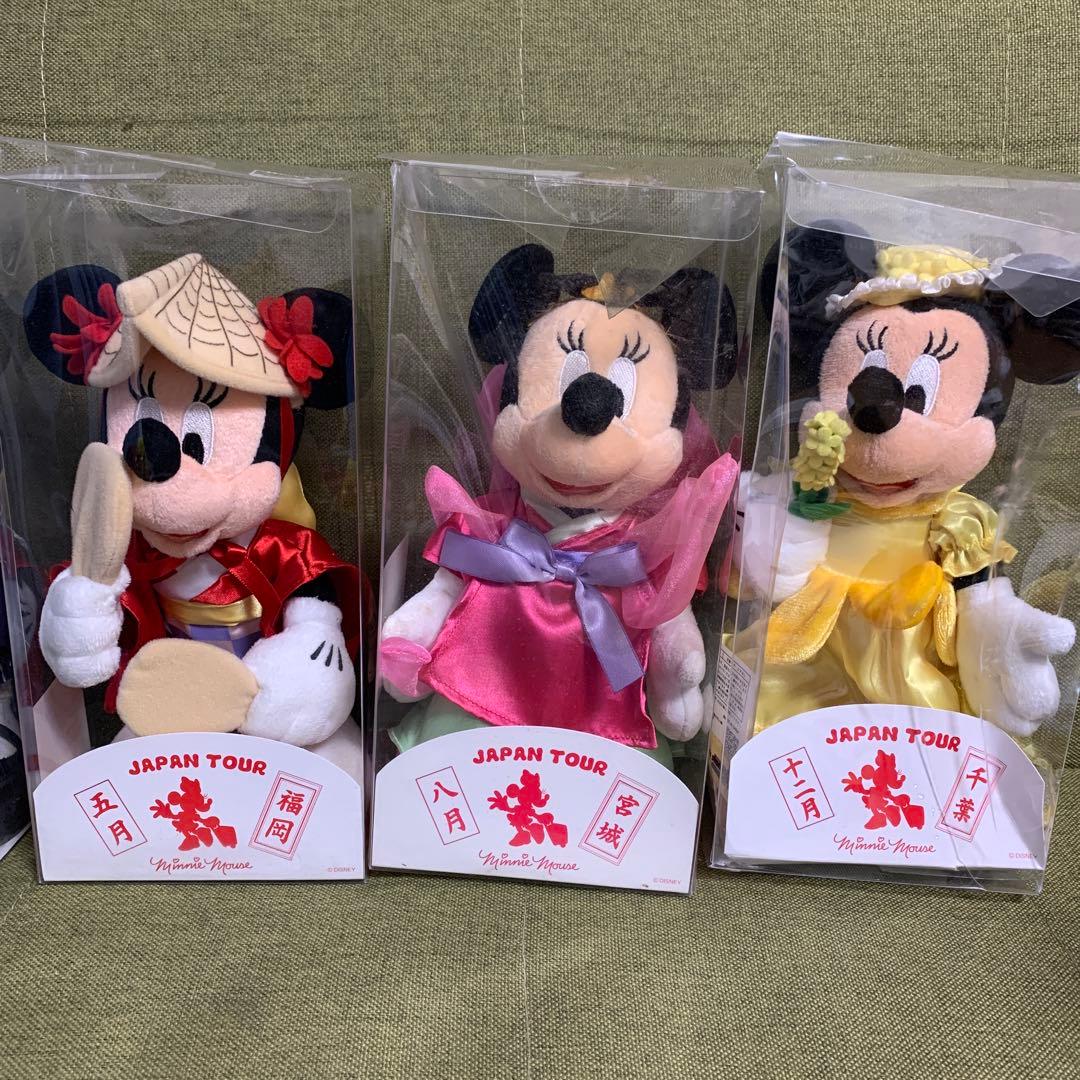 ミニー　ディズニーストア　ご当地　神奈川　宮城　福岡　新潟　千葉　ぬいぐるみ