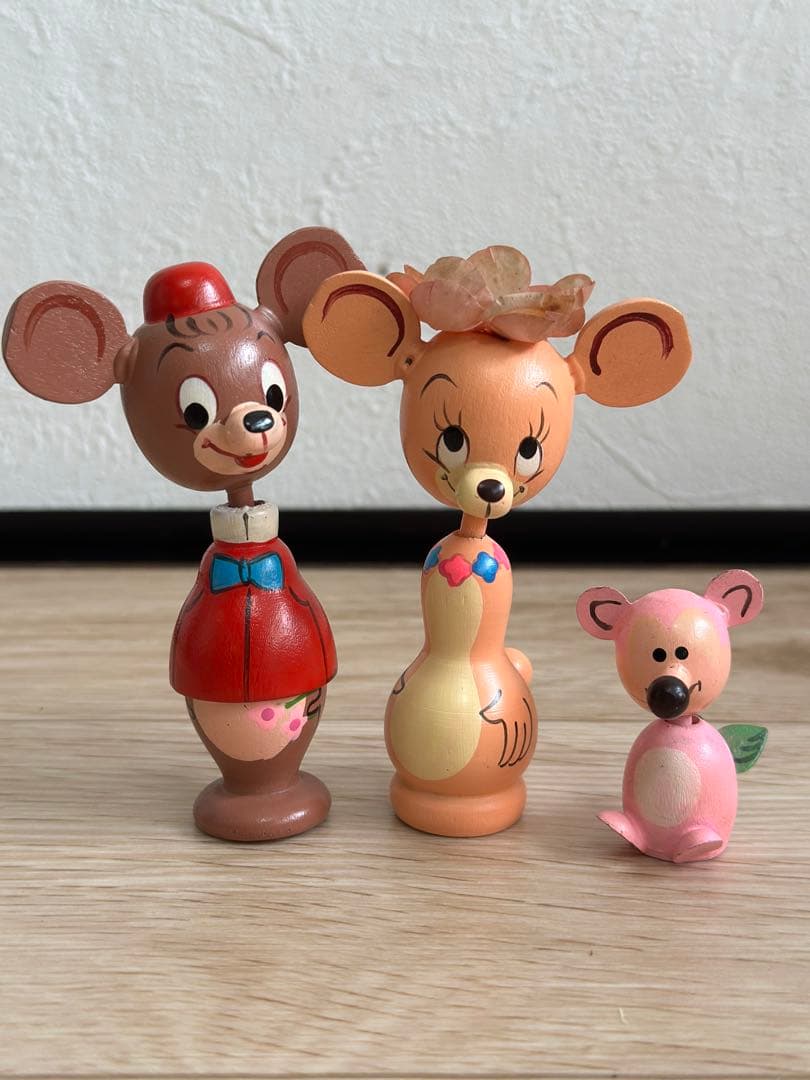 昭和レトロ　ヴィンテージ　ディズニー・キャラクター　まんがこけし13体