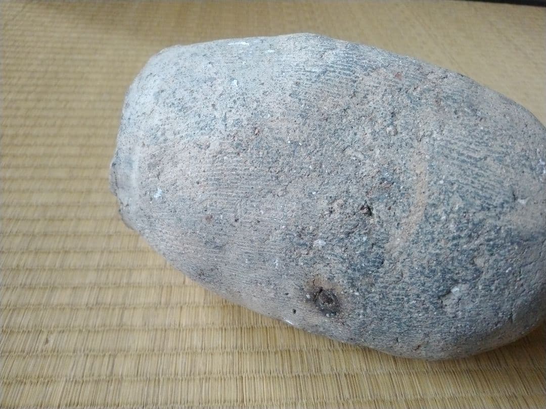 中世頃　櫛目蛸壺　骨董　古美術　茶道具　土器　壺　須恵器　古代　花器　茶道　華道