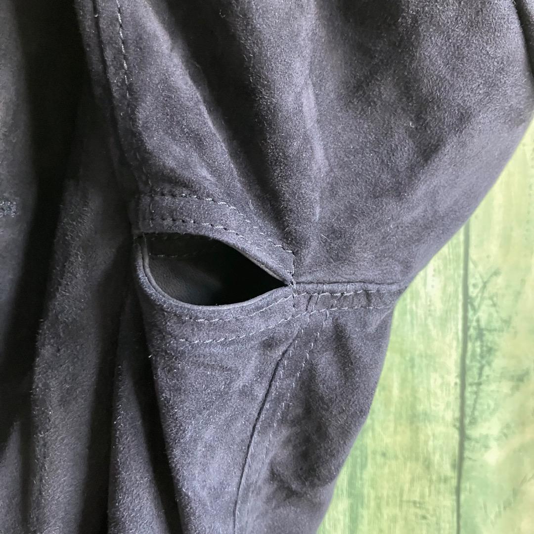 サルフラ　46 ジャケット　スウェード　Salfra ネイビー　Valstar