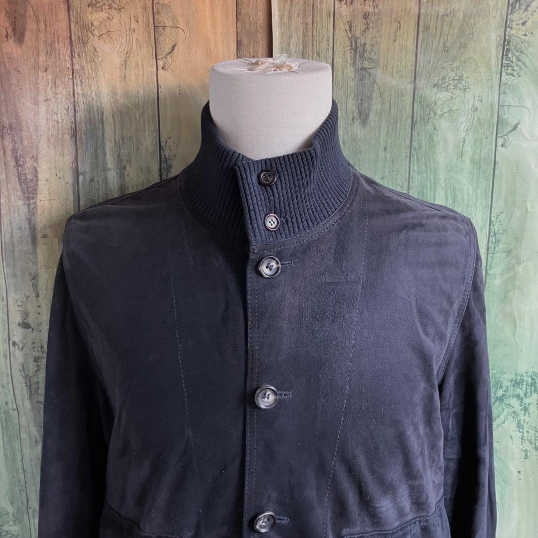 サルフラ　46 ジャケット　スウェード　Salfra ネイビー　Valstar