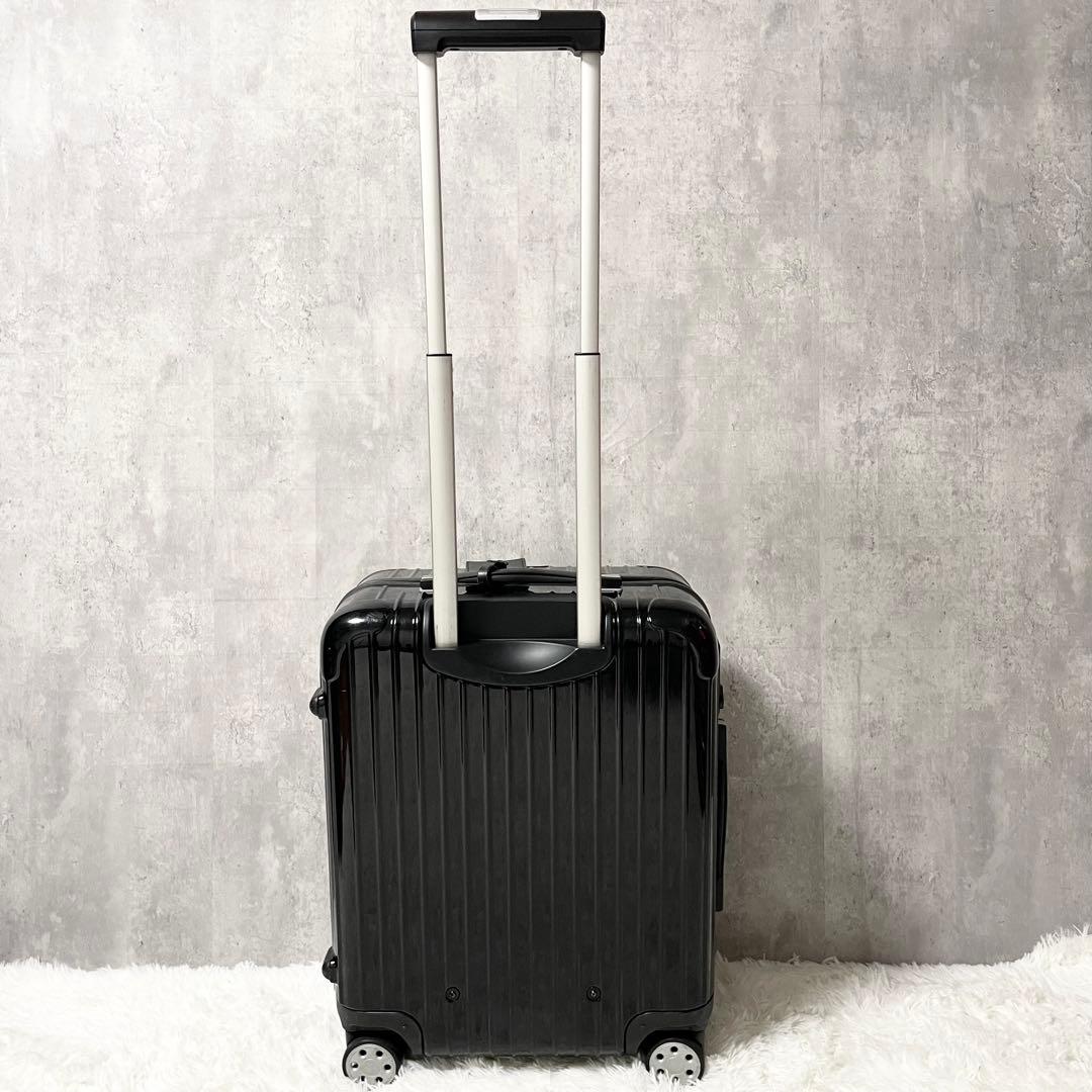 【美品】リモワ サルサデラックス 52L ブラック 4輪 スーツケース