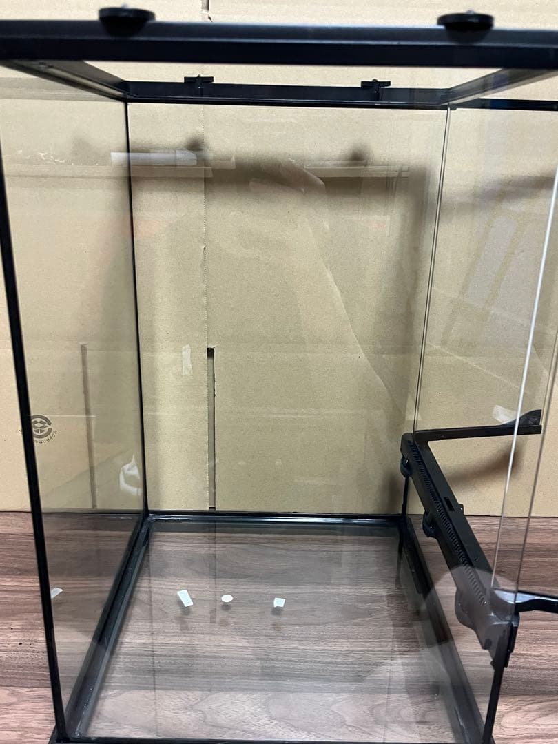 GEX グラステラリウム　3045 爬虫類　ケージ　温湿度計　餌水入れ　人工ツタ