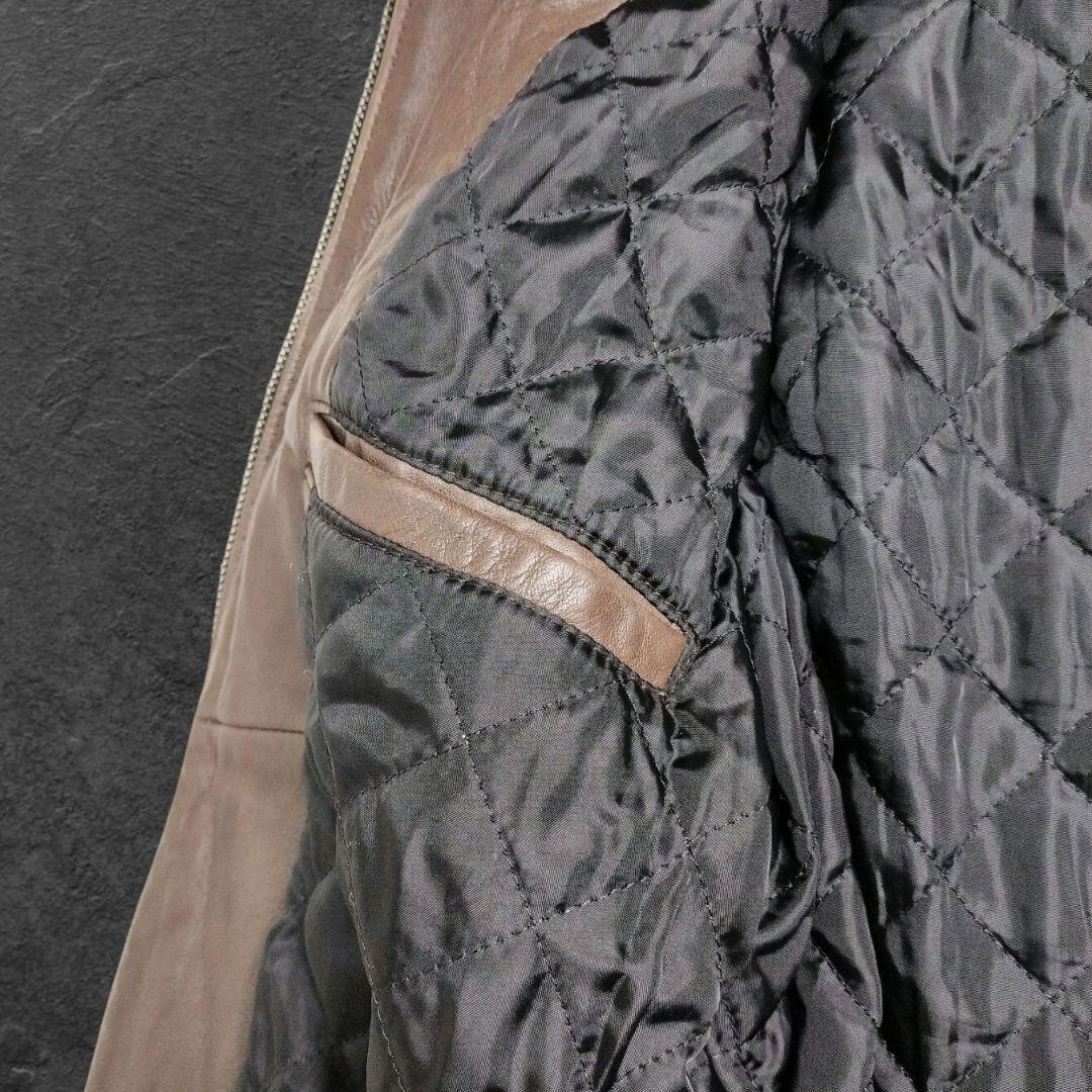 00s archive ラムレザー ファー　ジャケット ライダース 2way