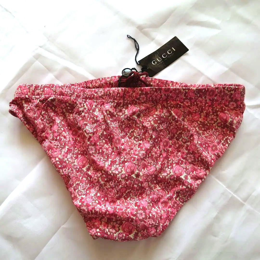 GUCCI グッチ メンズ 【新品・未使用・正規品】花柄ピンク水着 Sサイズ