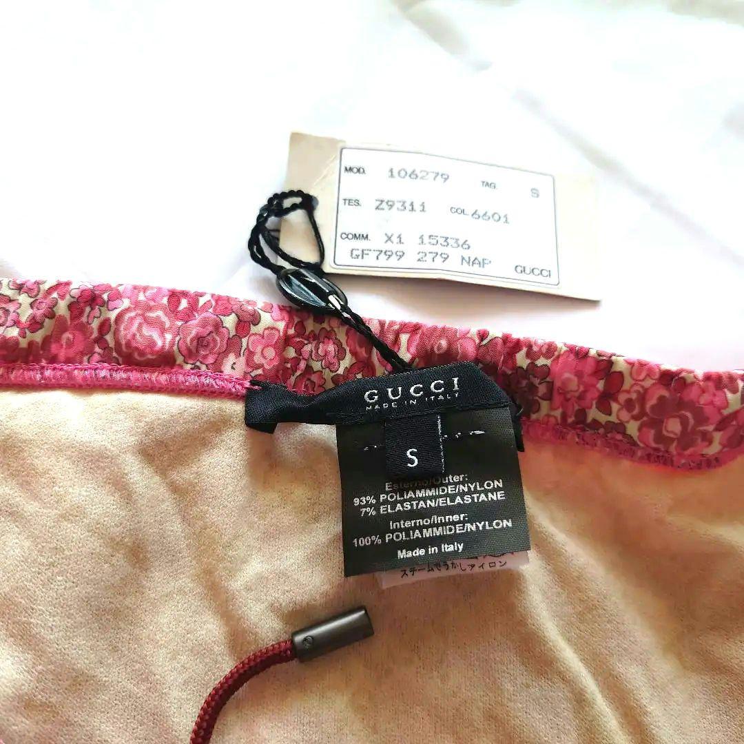 GUCCI グッチ メンズ 【新品・未使用・正規品】花柄ピンク水着 Sサイズ