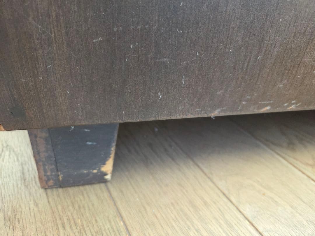 レコード収納キャビネット　レトロ 木製 収納 キャビネット 扉 整理箪笥