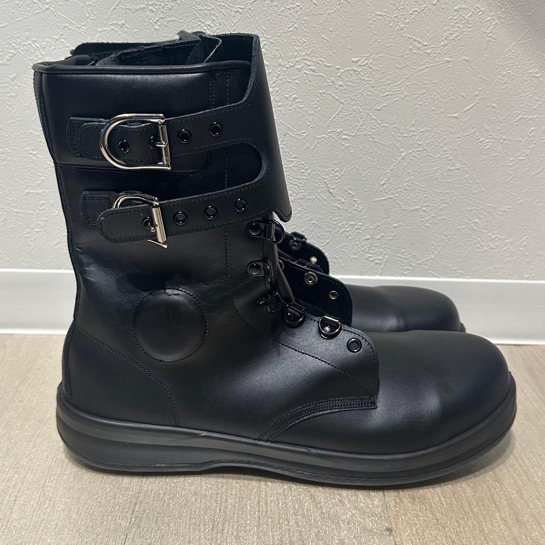 機動隊 出動靴 安全靴 半長靴 ブーツ 警察グッズ 靴 シモン 28.0cm