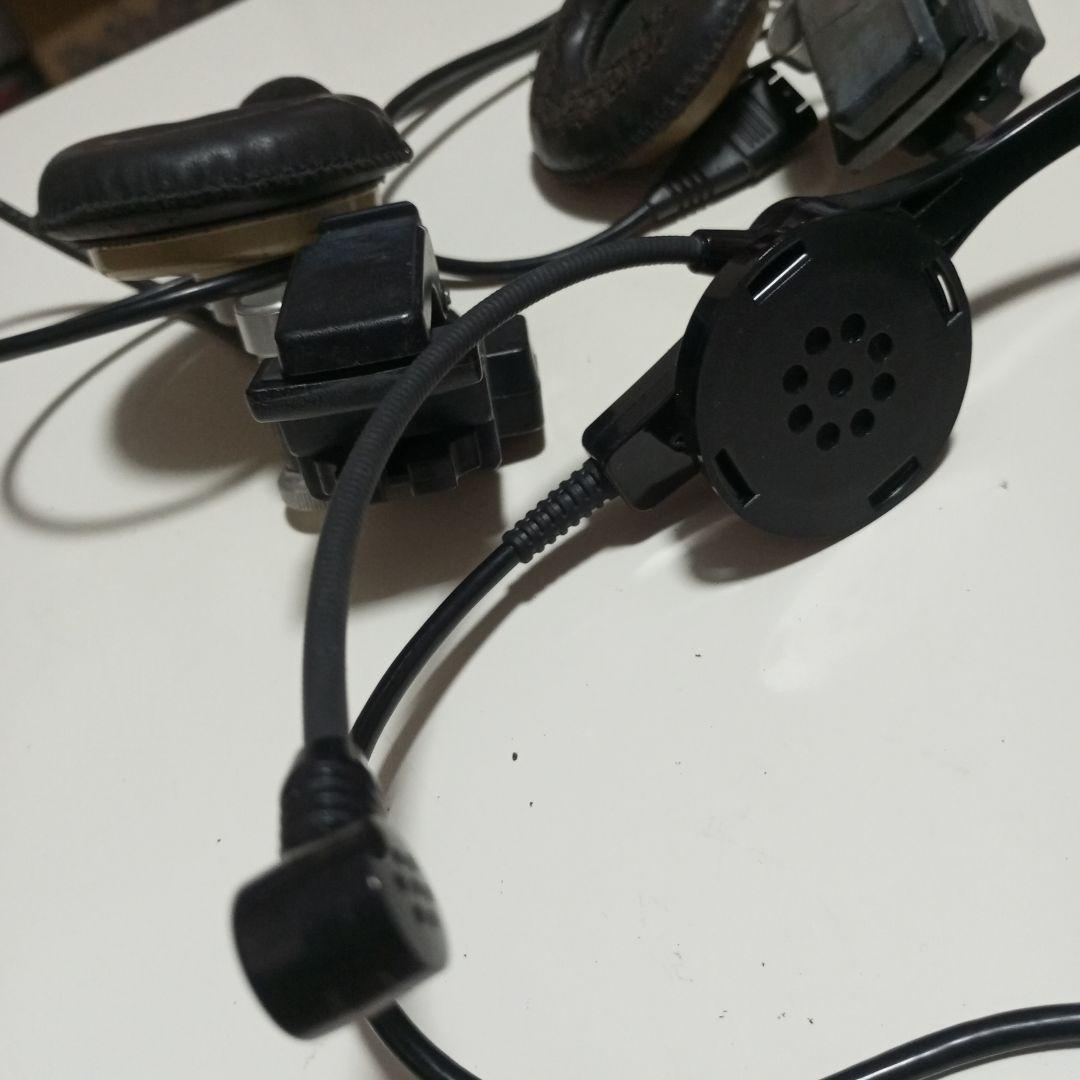 ICOM同時通話無線機IC -4855セット乾電池ケース 付ヘッドセット付お買得