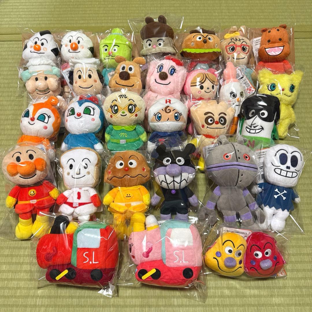 【新品未使用・個包装】アンパンマン プリちぃ★ビーンズ 29種類　おまけ付き☆