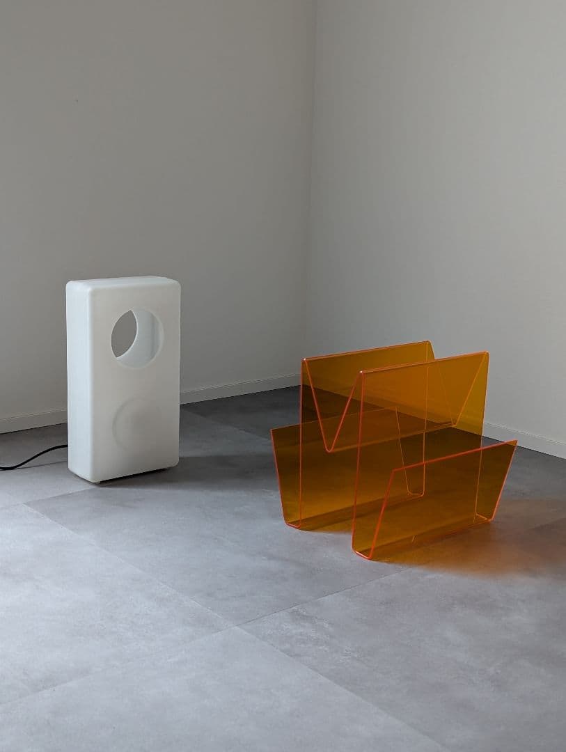 USED/スペースエイジ y2k アクリルマガジンラック space age