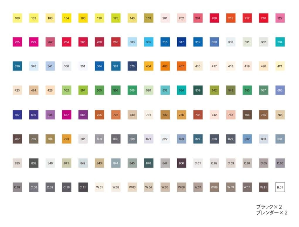 呉竹ZIG KURECOLOR TWIN WS 138本セット