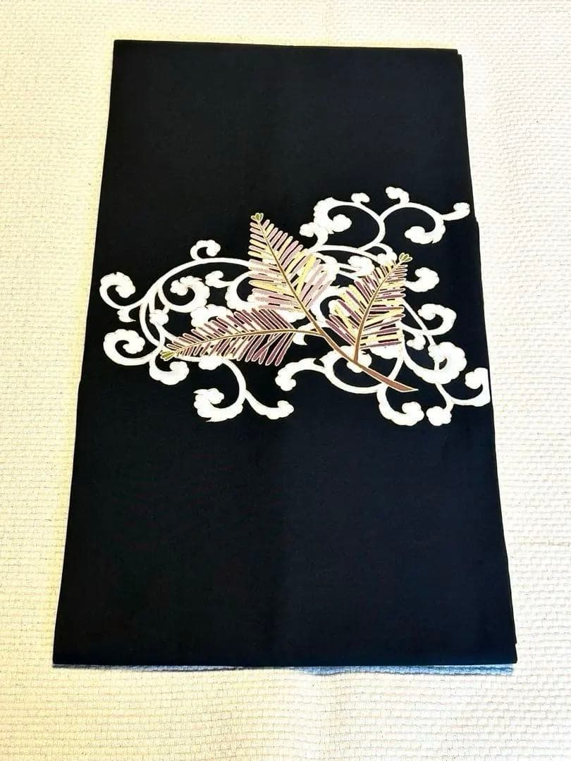 《専用出品でございます》菱健　糸目友禅　九寸名古屋帯　桐壺　五泉　塩瀬　染め帯