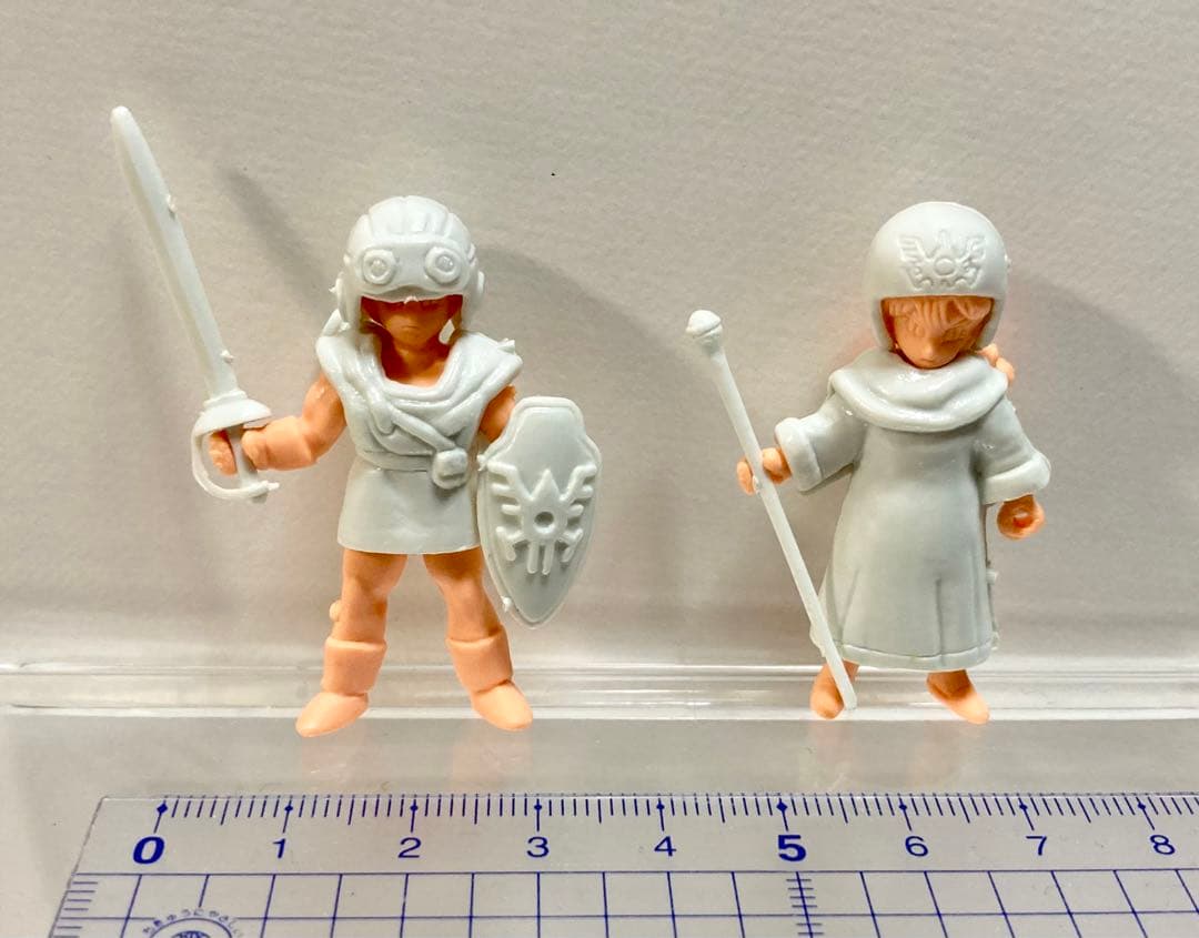 【当時モノ】ドラゴンクエスト　クロスアップ消しゴム　フィギュア 2体　セット