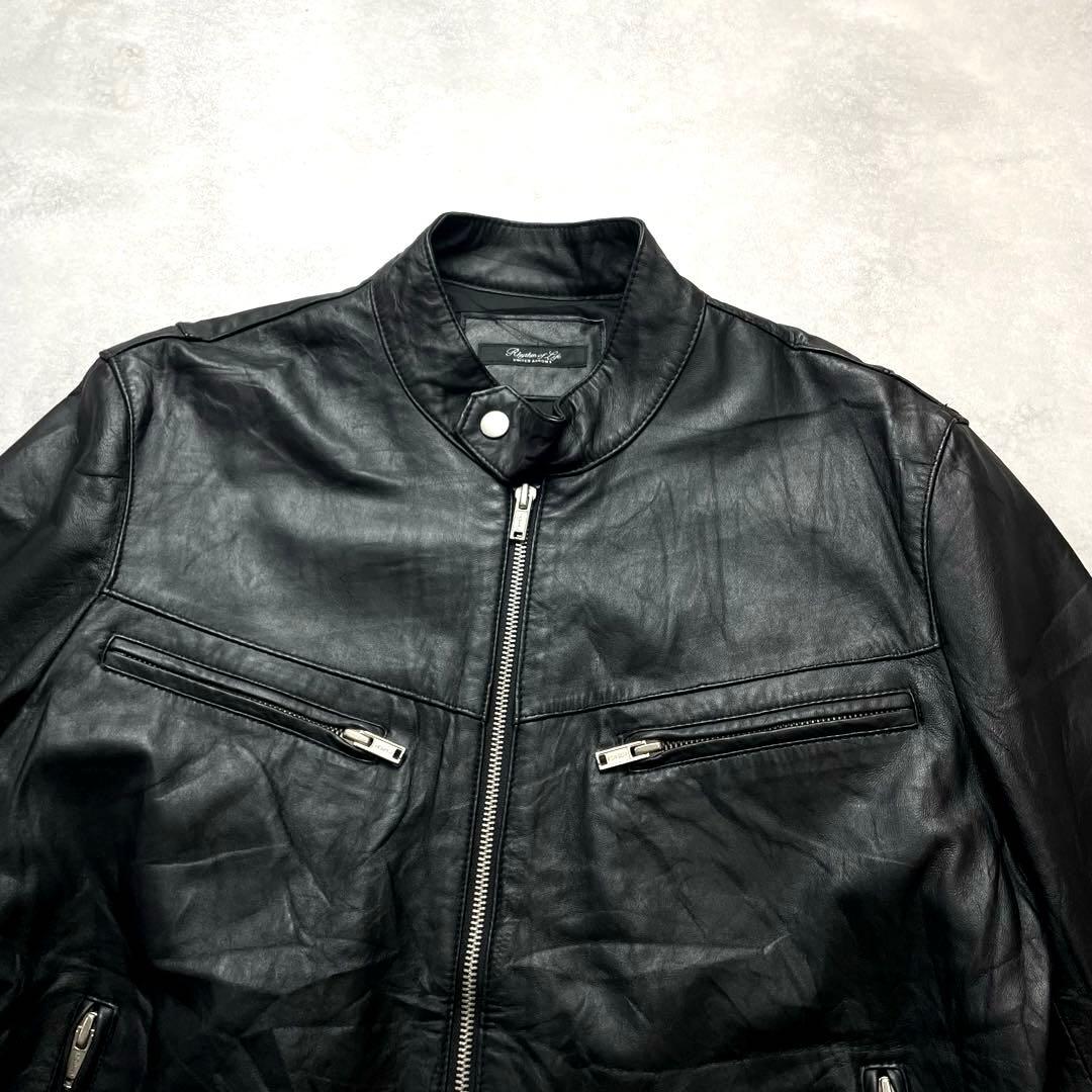 ユナイテッドアローズ Rhythm of Life レザーシングルライダース