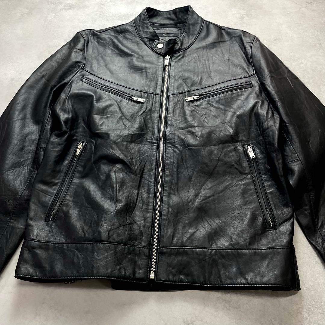 ユナイテッドアローズ Rhythm of Life レザーシングルライダース