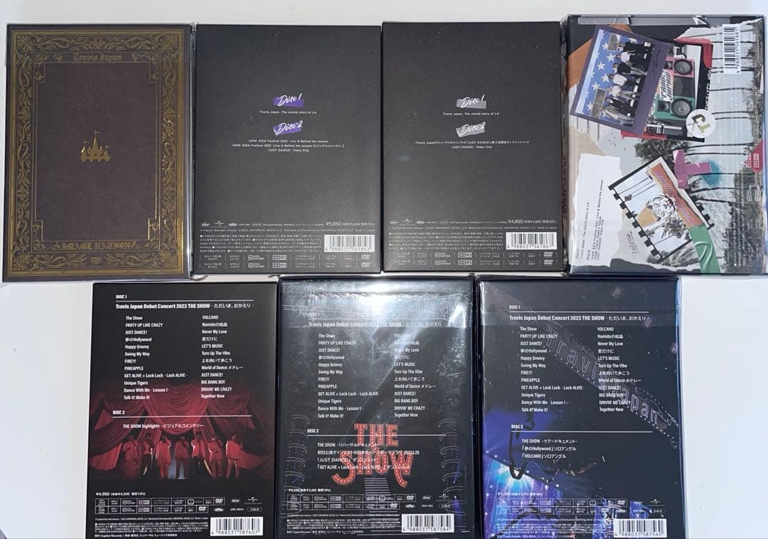 TravisJapan LIVE DVD セット