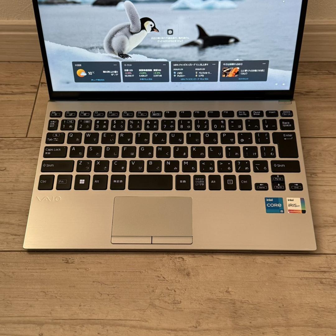 快速軽量モデル♬ 安心の国産♫ 11世代 i5 VAIO メモリ16G 256G