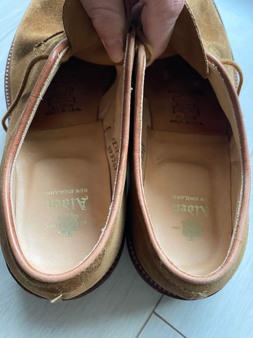 Alden 29336F アンラインド　スエード　7E