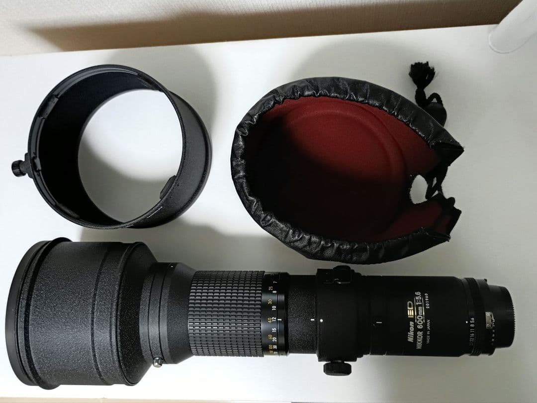 NIKKOR Ai 600mm f/5.6Sレンズ テレコンTC-14B付き