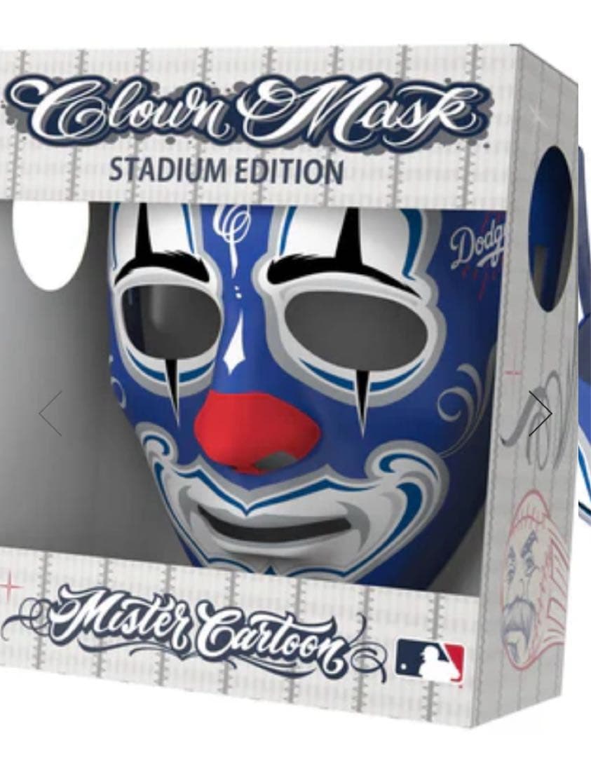 記念グッズ Mr Cartoon MLB CLOWN MASK LA.Dodgers